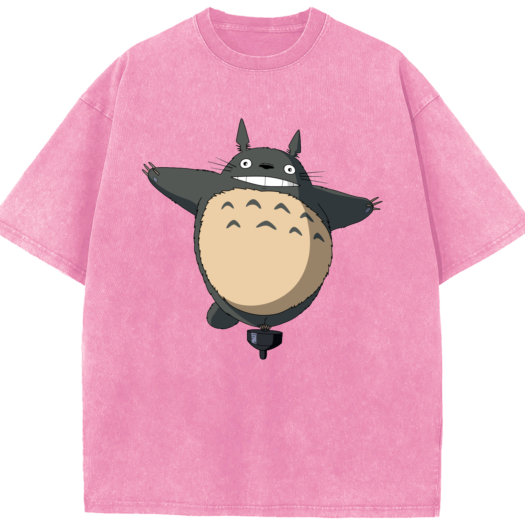 （画像用） となりのトトロ 草壁メイ 草壁サツキ My Neighbor Totoro Satsuki Kusakabe Mei Kusakabe 綿100% ヴィンテージ風 半袖Tシャツ（フロントプリント）